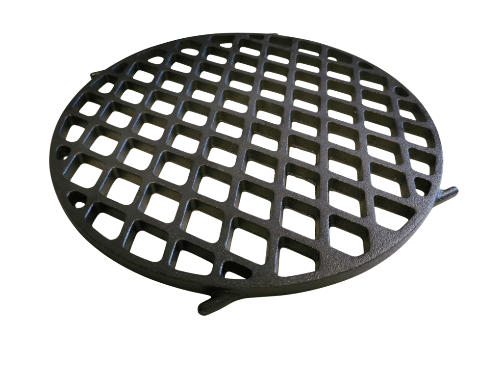 Grillgaller BBQ gjutjärn Gourmetstål 32 x 32 x 0,5cm