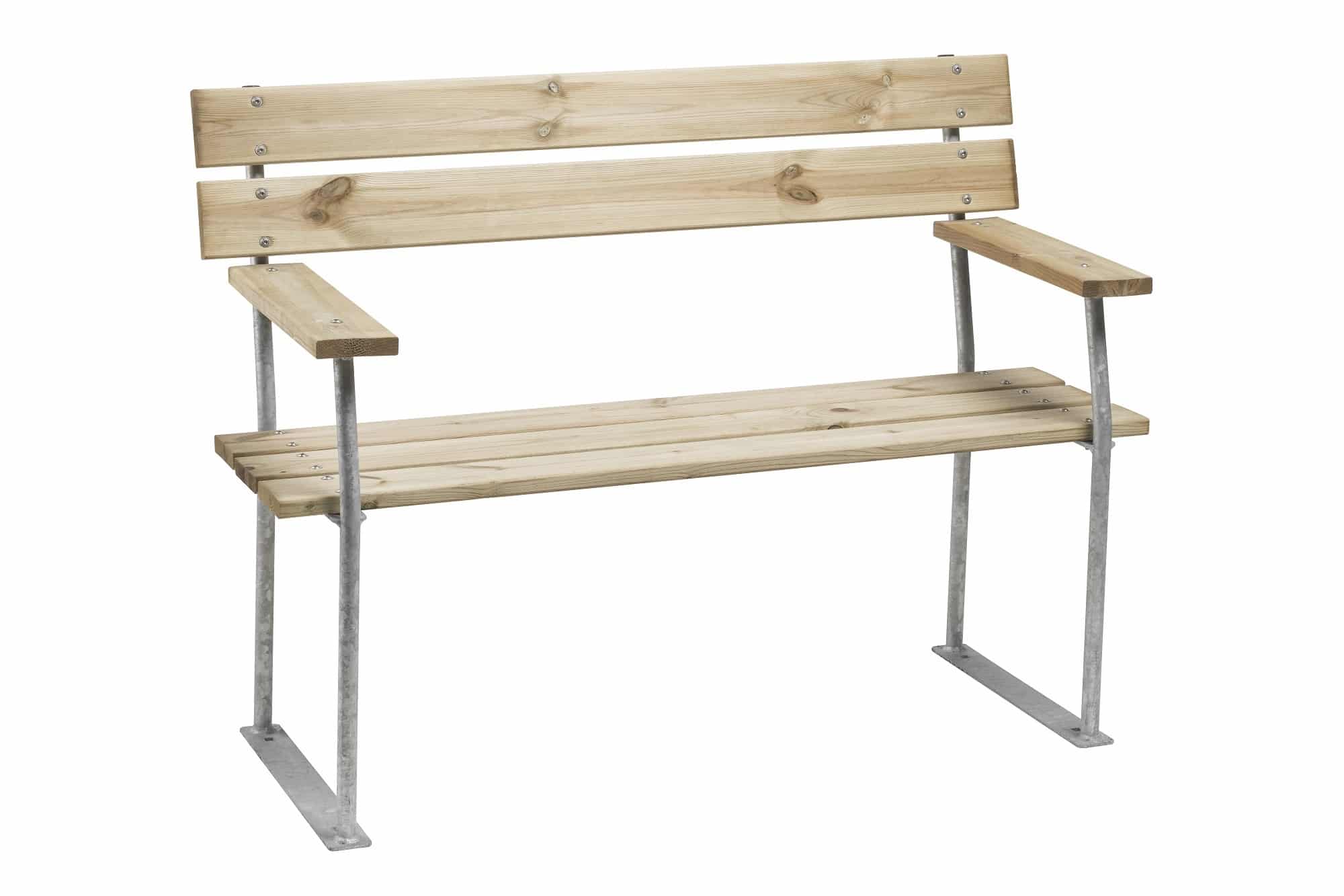 Bänk 1 meter till Rentukka flytbryggor. OBS ! Separat faktura med frakt tillkommer om den inte köps samtidigt med komplett brygga. - Bild 1