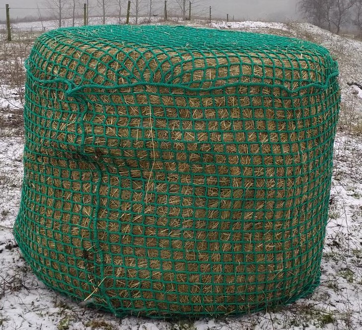 Rundbalsnät 180cm 45 mm maska 5mm tråd knutlöst
