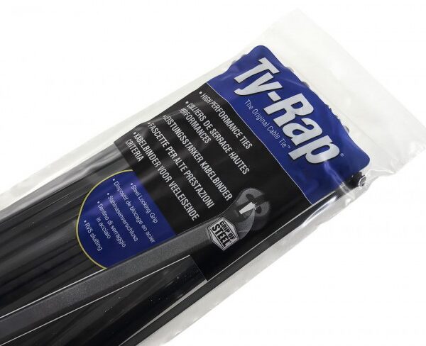 Buntband Ty-Rap 140 mm, 100-pack, Svart - Bild 1