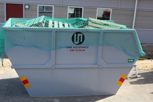 Containernät 3.5 m x 7.0 m, 55 mm PE, Diagonalmaska - Bild 2
