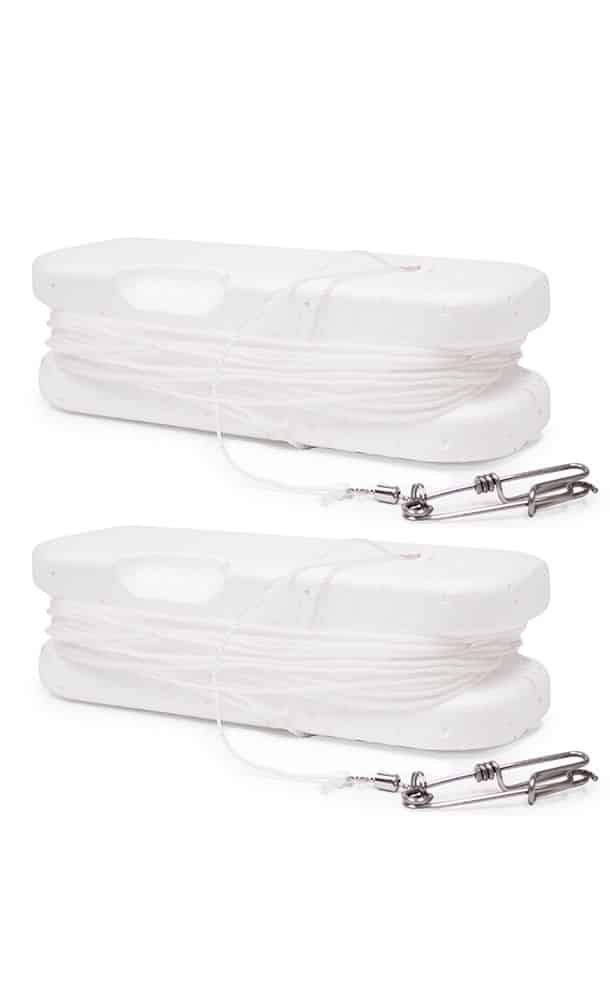 Boj vit justerbar med snöre o snabblås 2-pack, 720gr