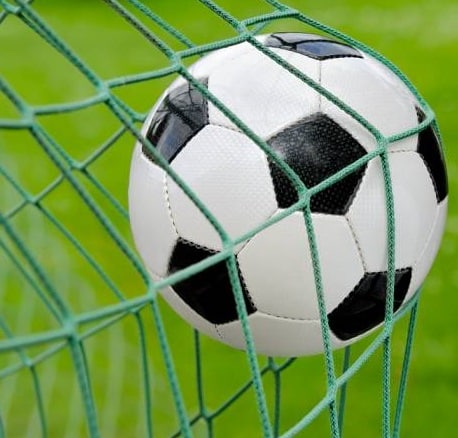 Fotbollsnät 7.5 m x 2.5 m 11-manna grön