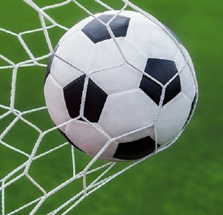 Fotbollsnät 5 m x 2 m 7-manna Vit 4 mm Spanien
